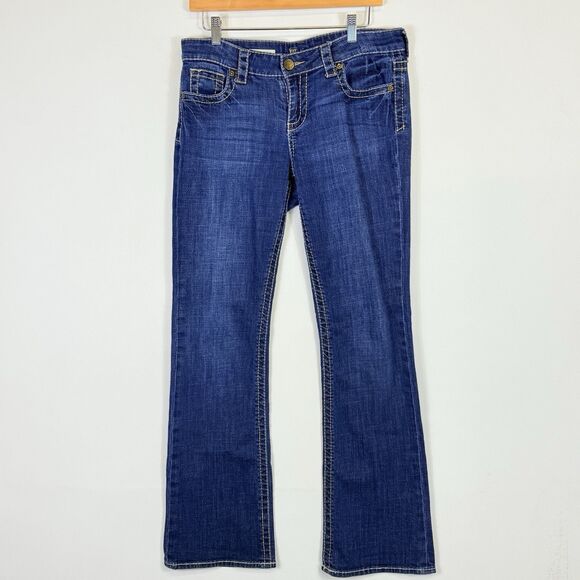 Kut From The Kloth Heavy Stitch Natalie High Rise Bootcut Jeans Women's Size 6 - Picture 1 of 8